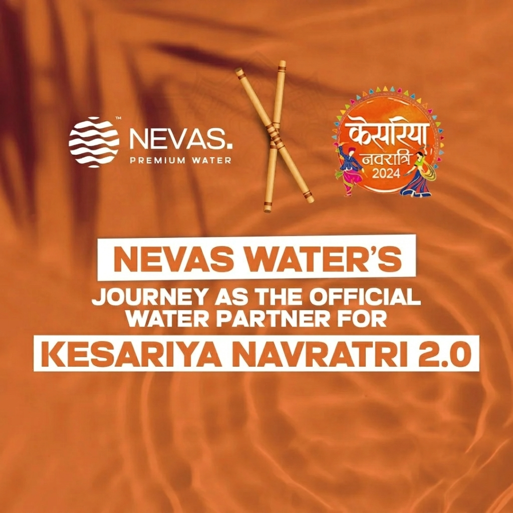 Nevas Water’s Journey as the Official Water Partner for Kesariya Navratri 2.0