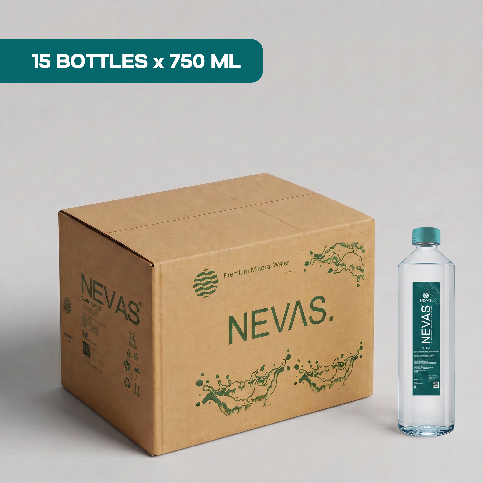 750ML MINERAL WATER