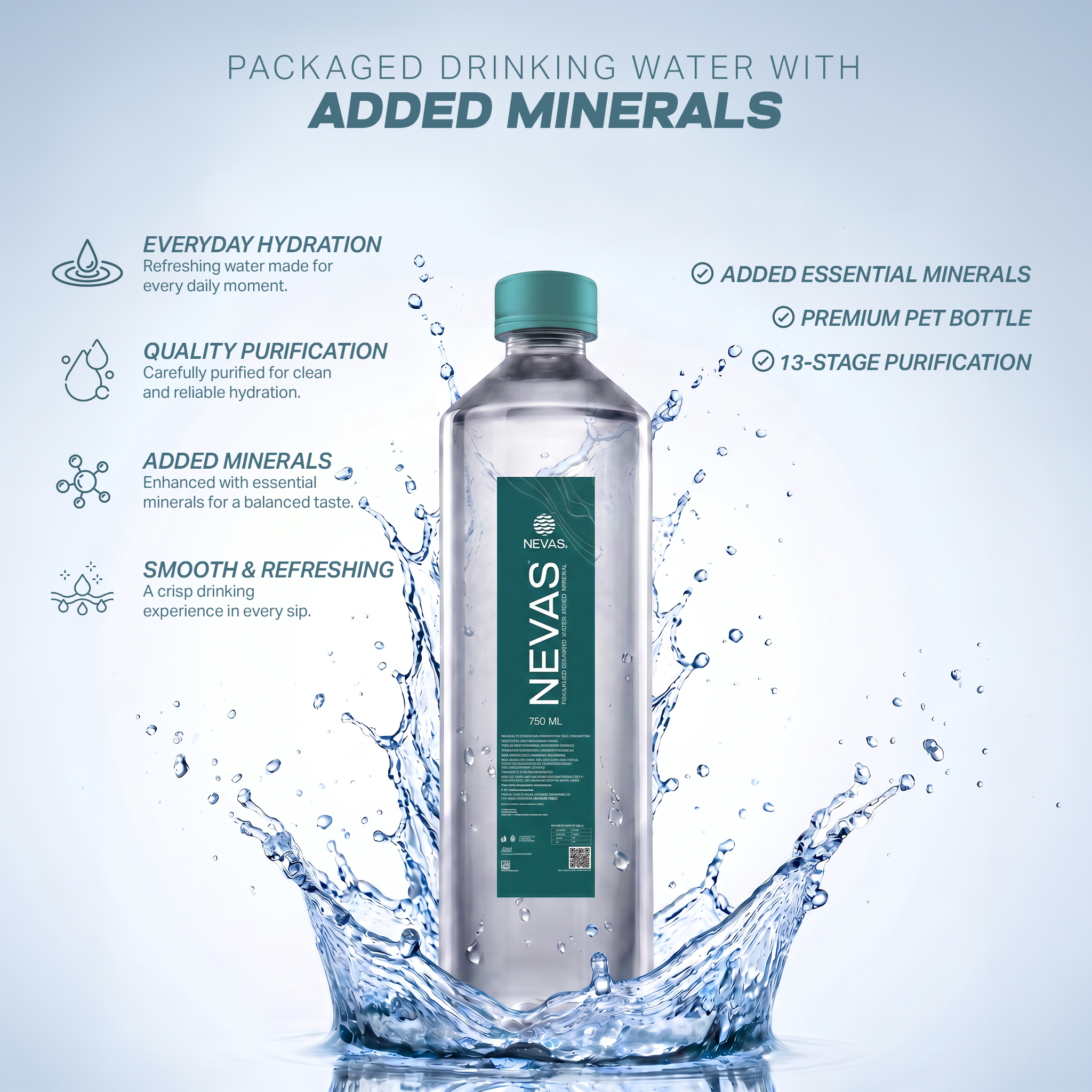 750ML MINERAL WATER