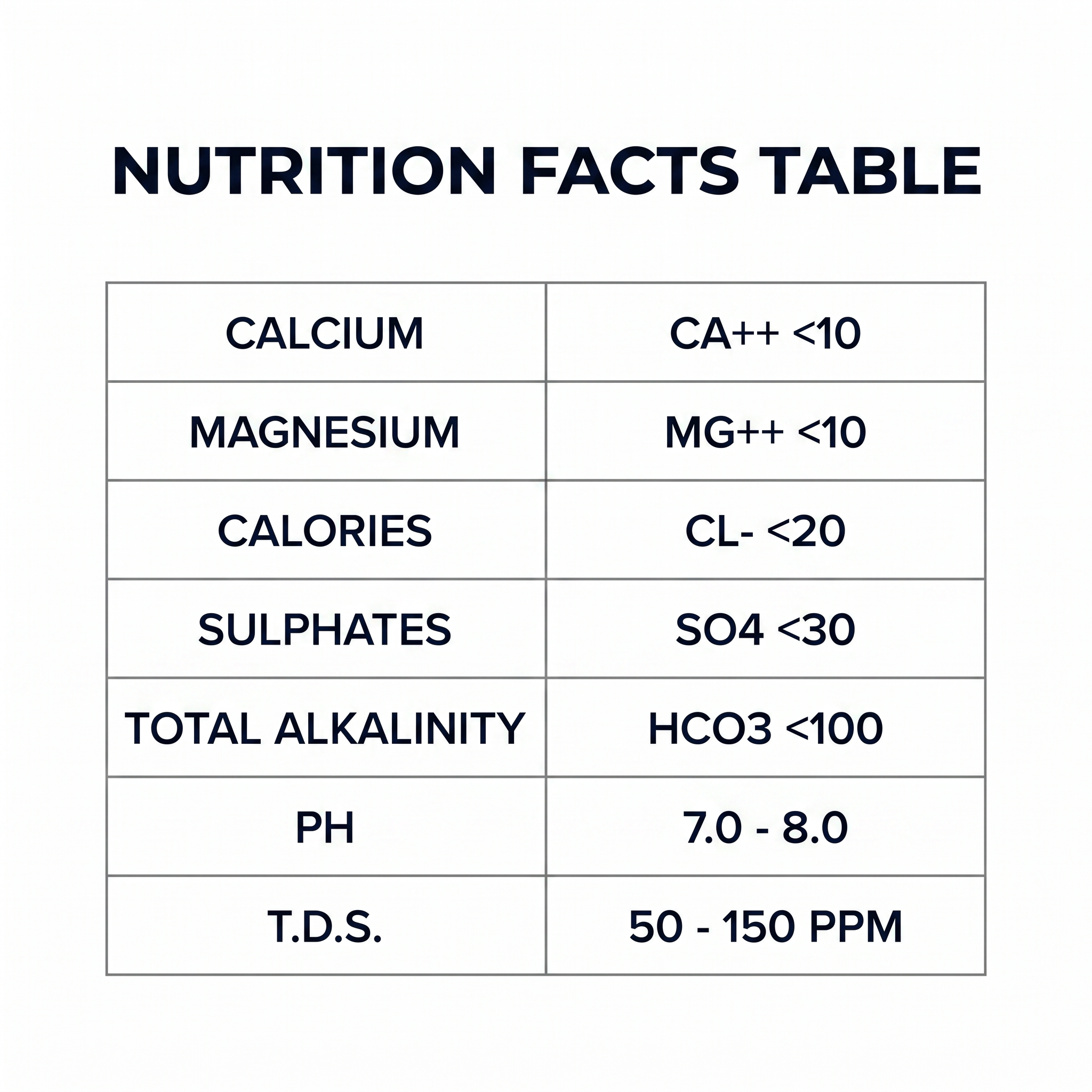 750ML MINERAL WATER