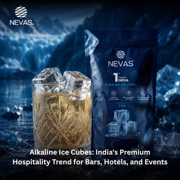 Alkaline Ice Cubes: India's Premium Hospitality Trend for Bars, Hotels, and Events Blog Banner